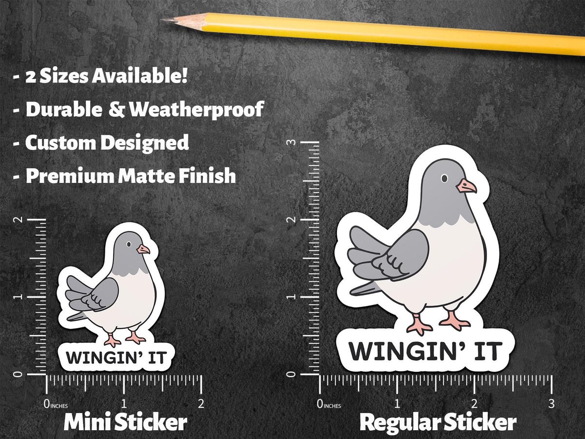 Wingin It sticker – view 2
