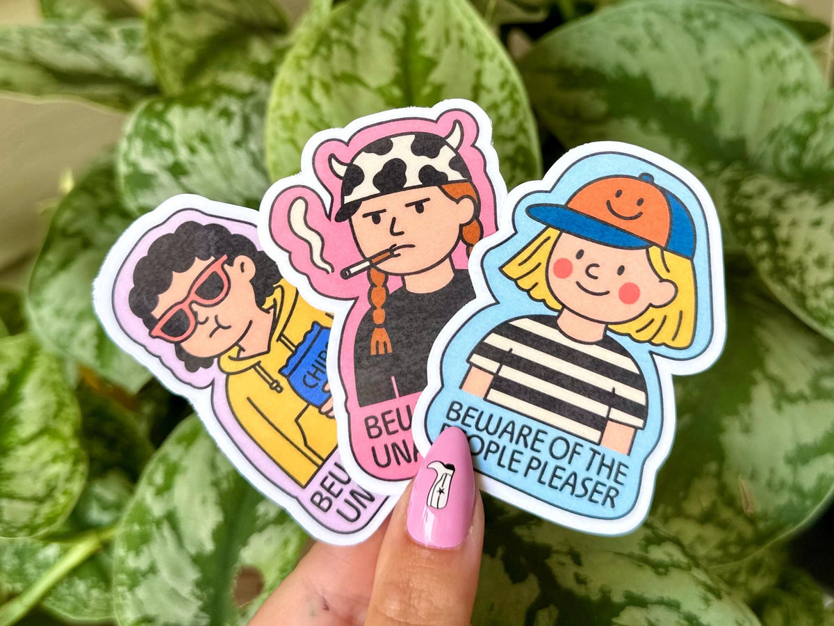 Beware of the People Pleaser sticker – view 4