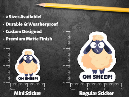 Oh Sheep sticker – view 2