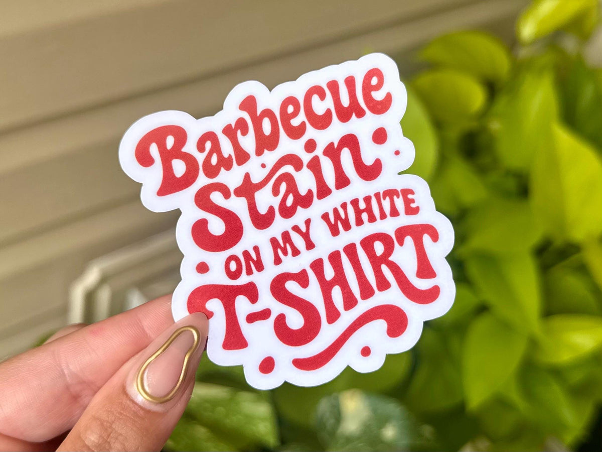 Barbecue Stain sticker