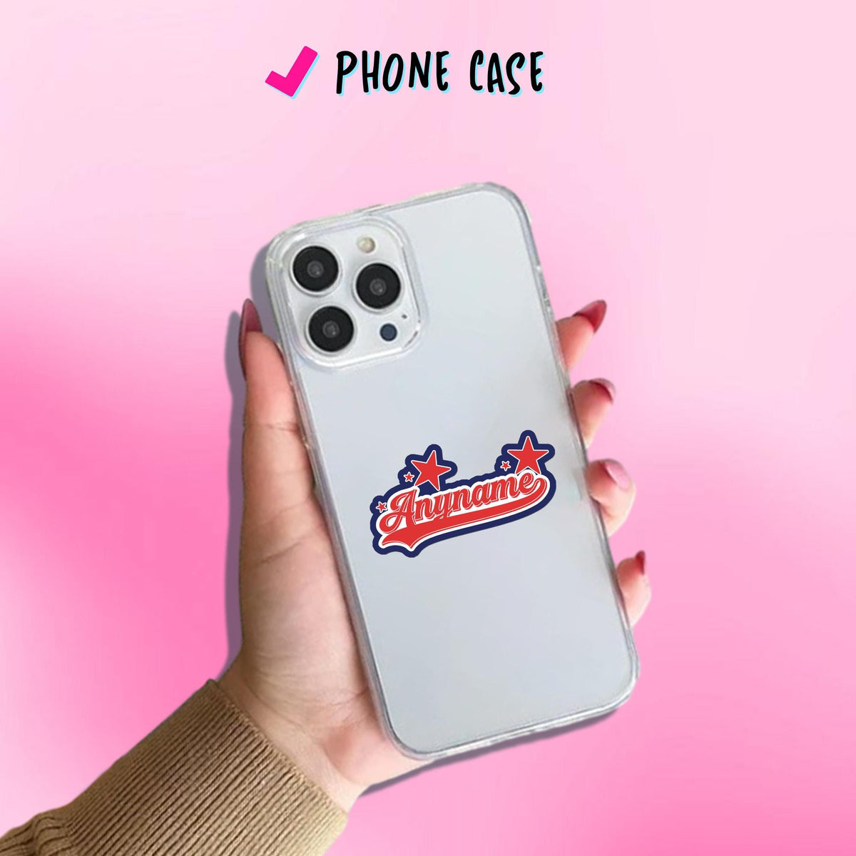 Custom all stars script name sticker with stars – view 7