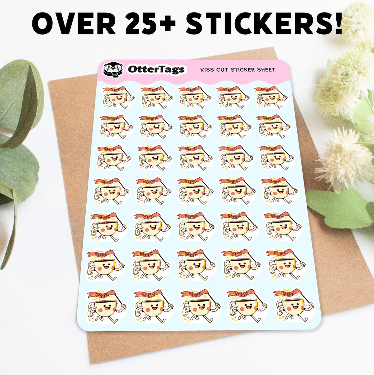 Tea-rific mini sticker sheet, reward charts – view 4