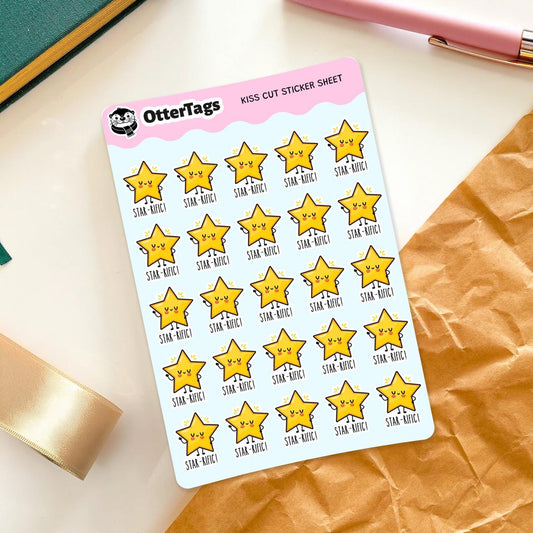 Star-rific mini sticker sheet, reward charts