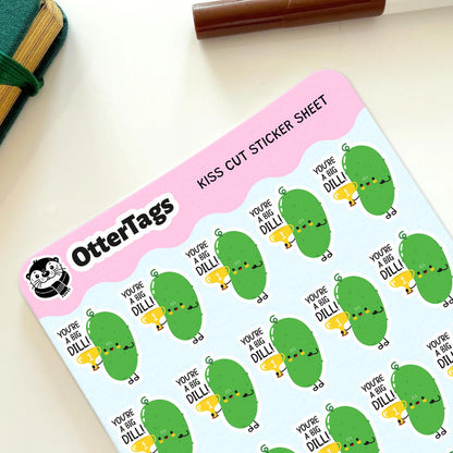 You're a Big Dill mini sticker sheet – view 2