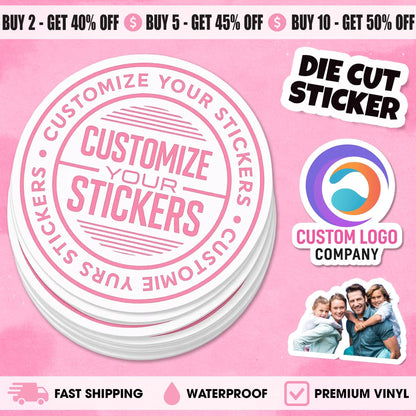 Custom Sticker — Your Logo, Image or Text by Stickreews