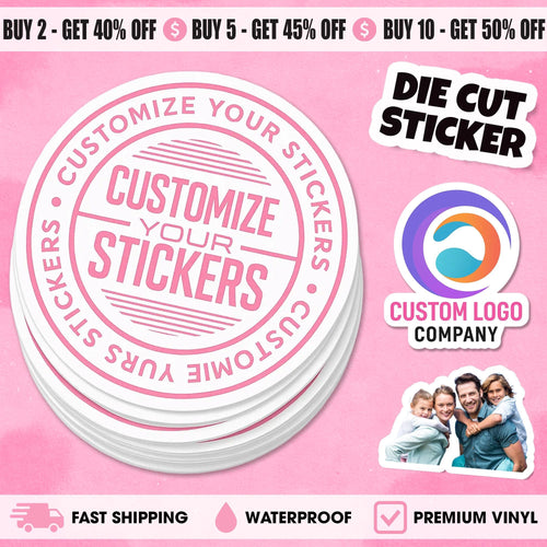 Custom Sticker — Your Logo, Image or Text by Stickreews