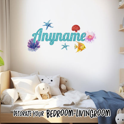 Custom Name Wall Art Decal by Stickreews — view 2
