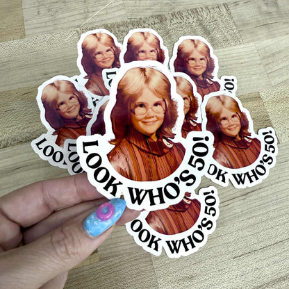Custom Face sticker sheet, personalized photo birthday – view 3