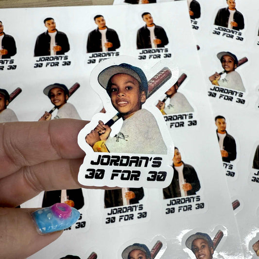 Custom Face sticker sheet