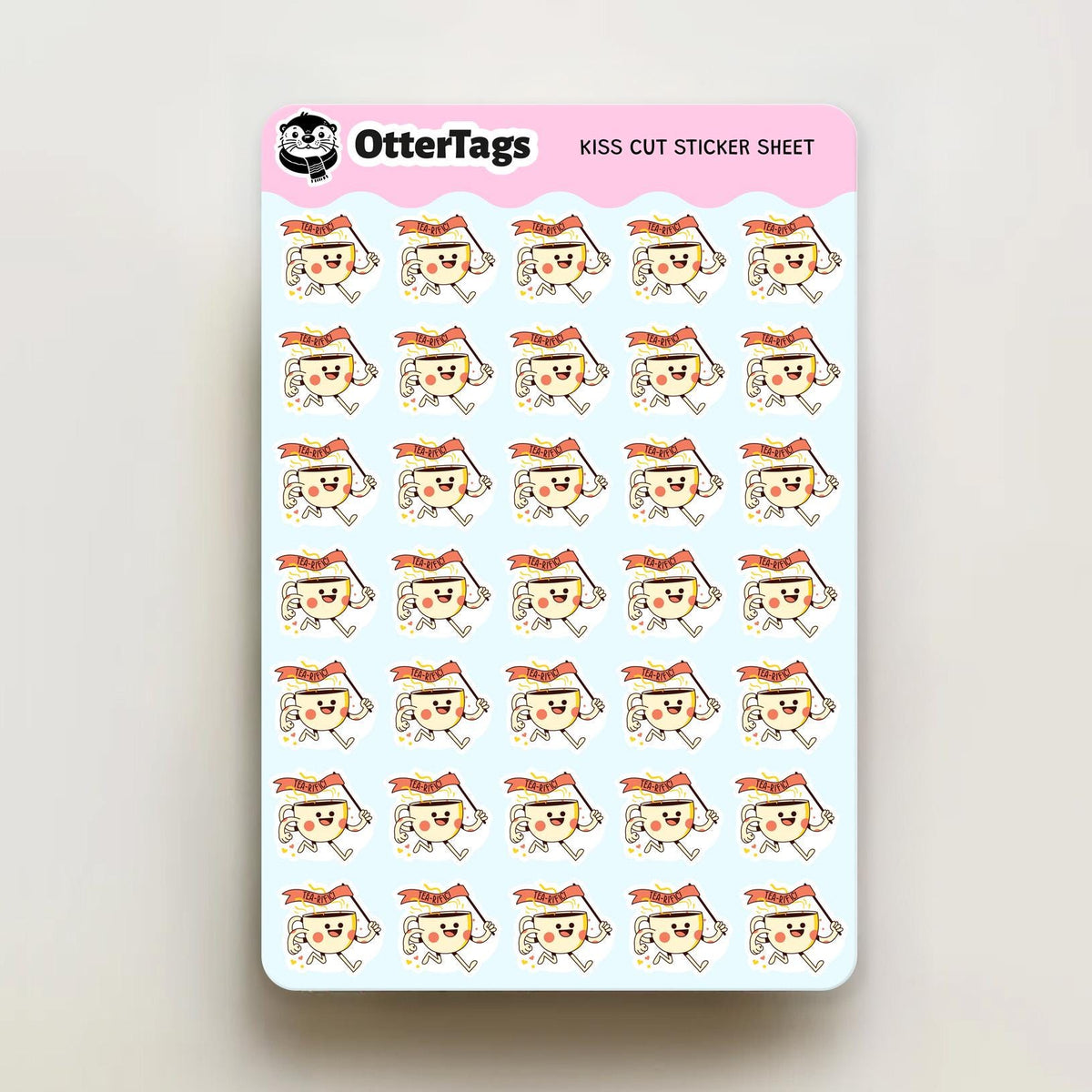 Tea-rific mini sticker sheet, reward charts – view 3