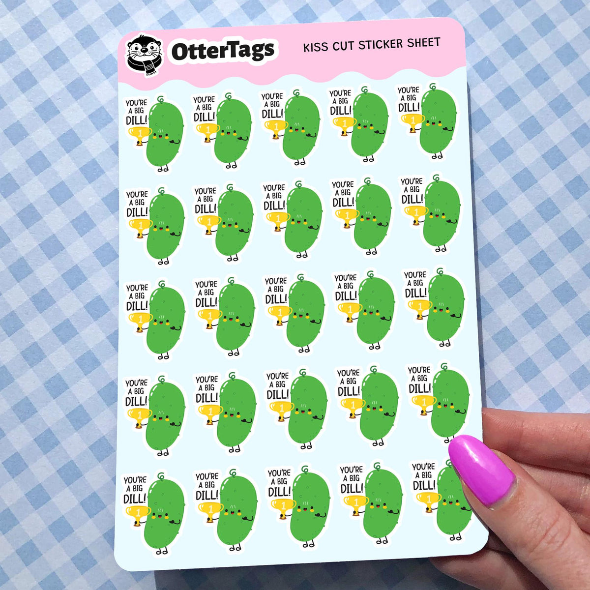 You're a Big Dill mini sticker sheet – view 4