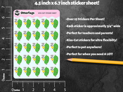 You're a Big Dill mini sticker sheet – view 3