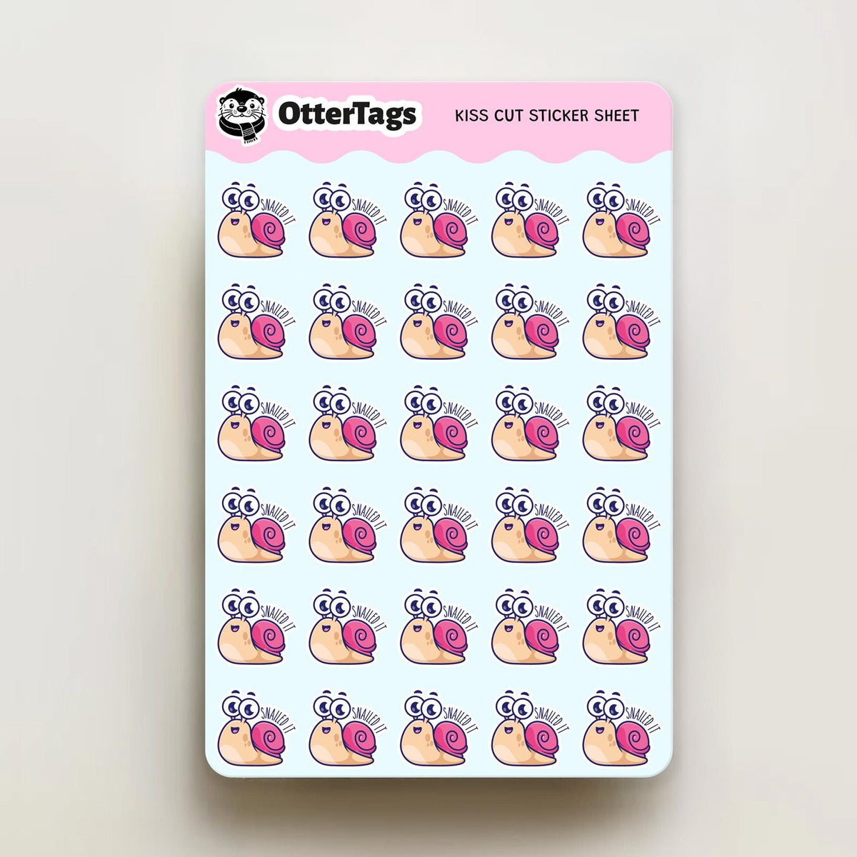 Snailed It mini sticker sheet, fun reward for teachers – view 4