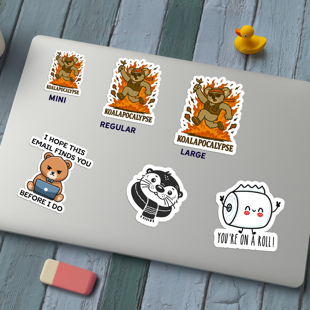 Koala Explosion sticker – view 3