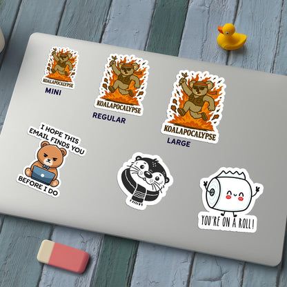Koala Explosion sticker – view 3