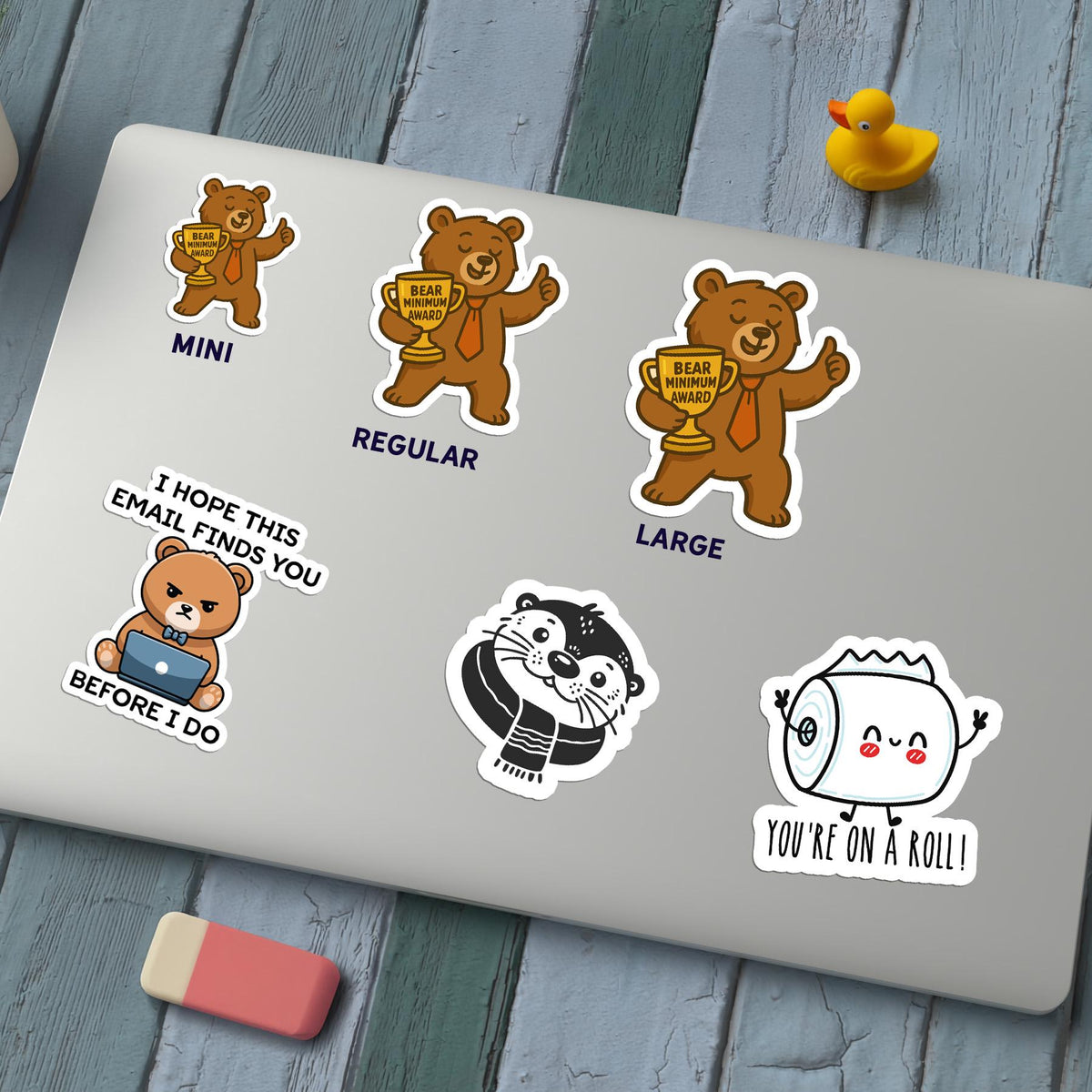 Bare Minimum Award Trophy sticker – view 4