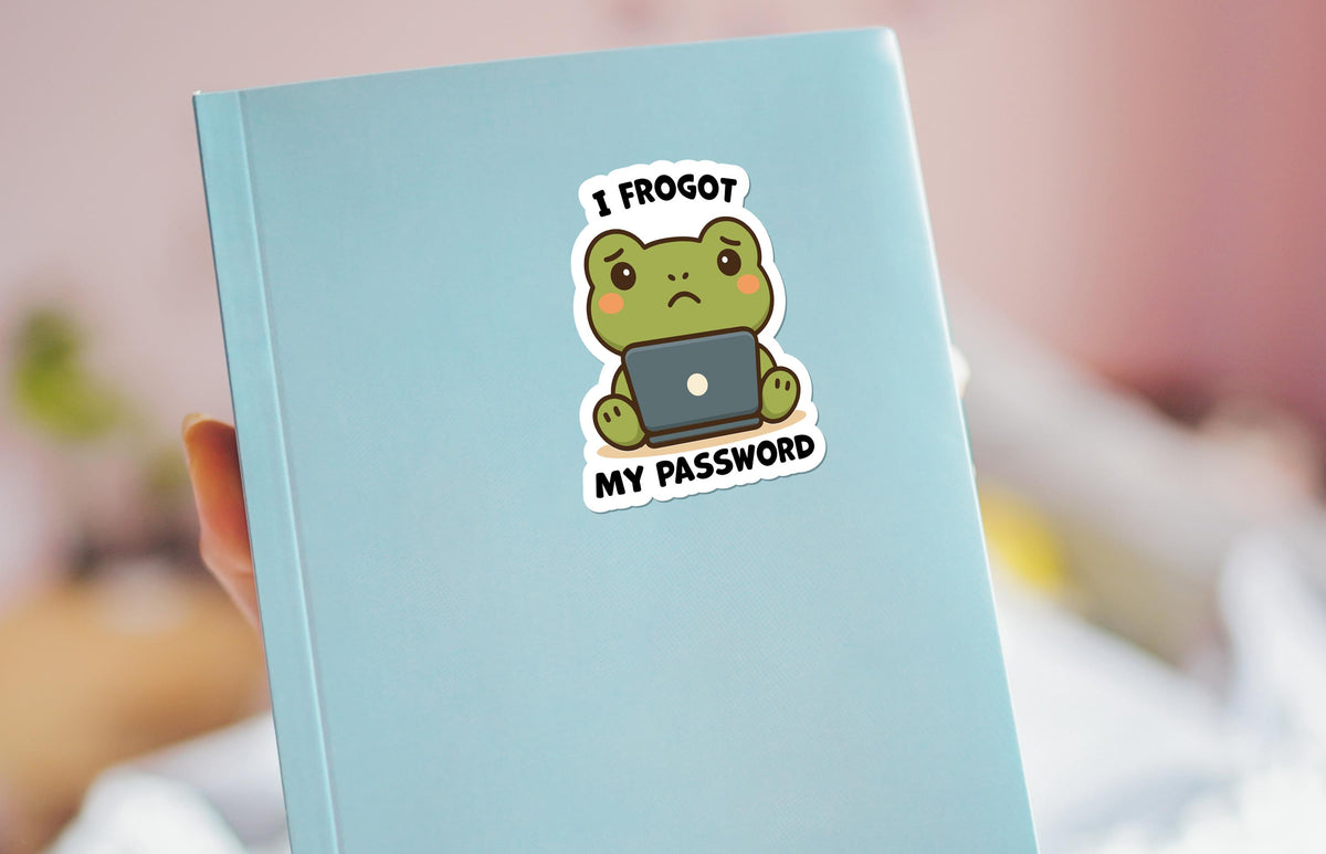 Frog sticker, and frog lovers – view 3