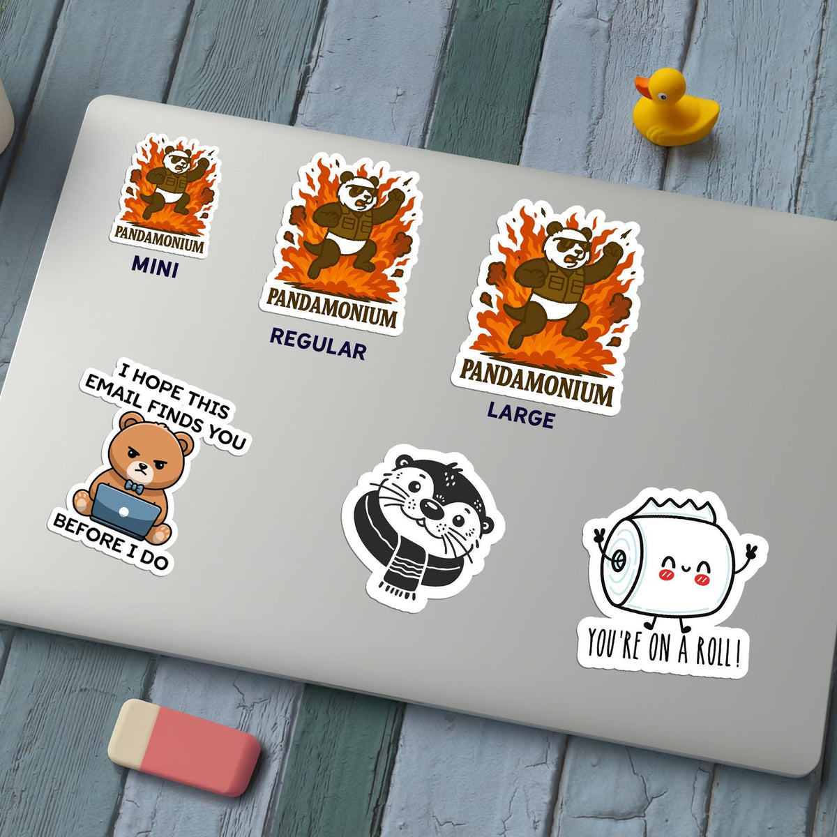Panda Explosion sticker, movie fans – view 3
