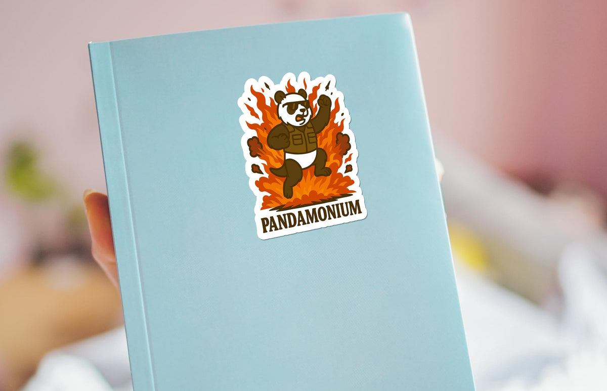 Panda Explosion sticker, movie fans – view 4