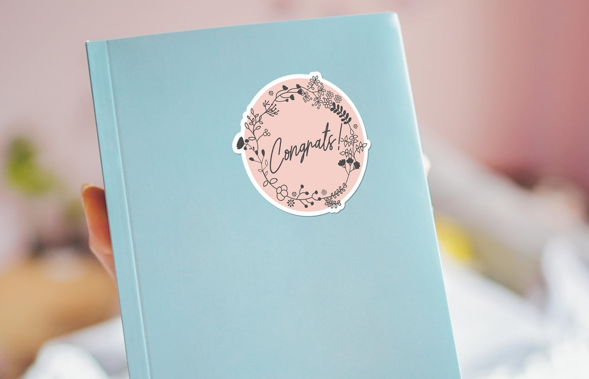 Congrats sticker, weddings & special celebrations – view 3