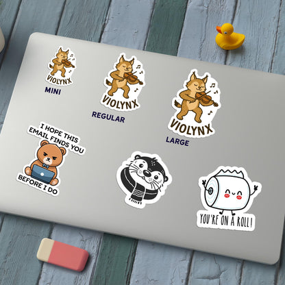 Lynx Violin sticker, orchestra kids & music teachers – view 4