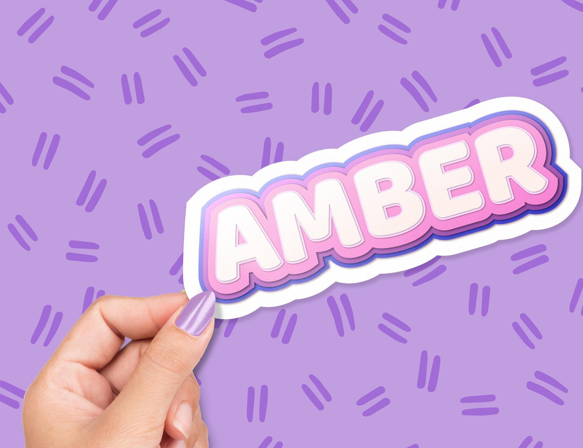 Personalized Name sticker – view 2