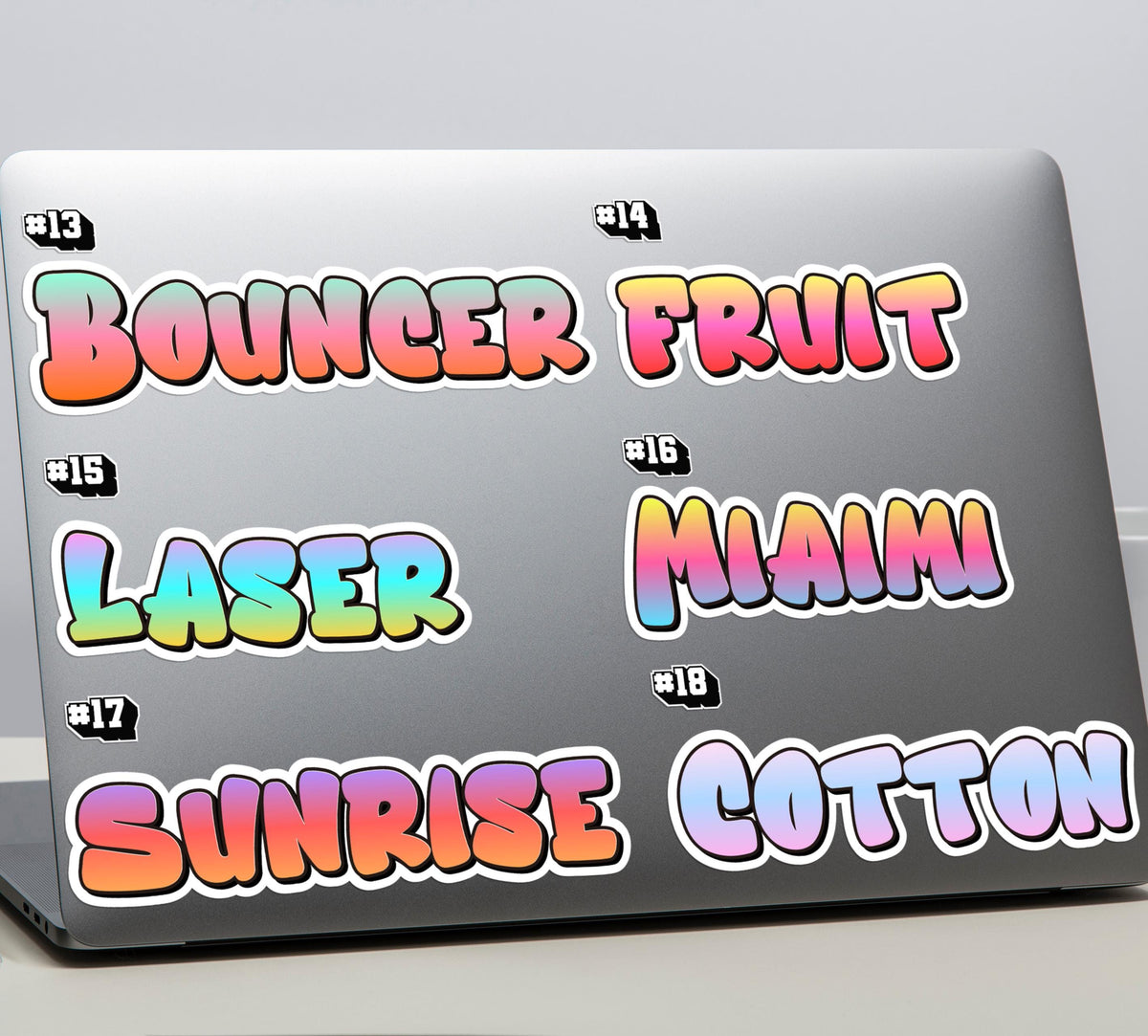 Personalized Graffiti Name sticker, urban spray text – view 3