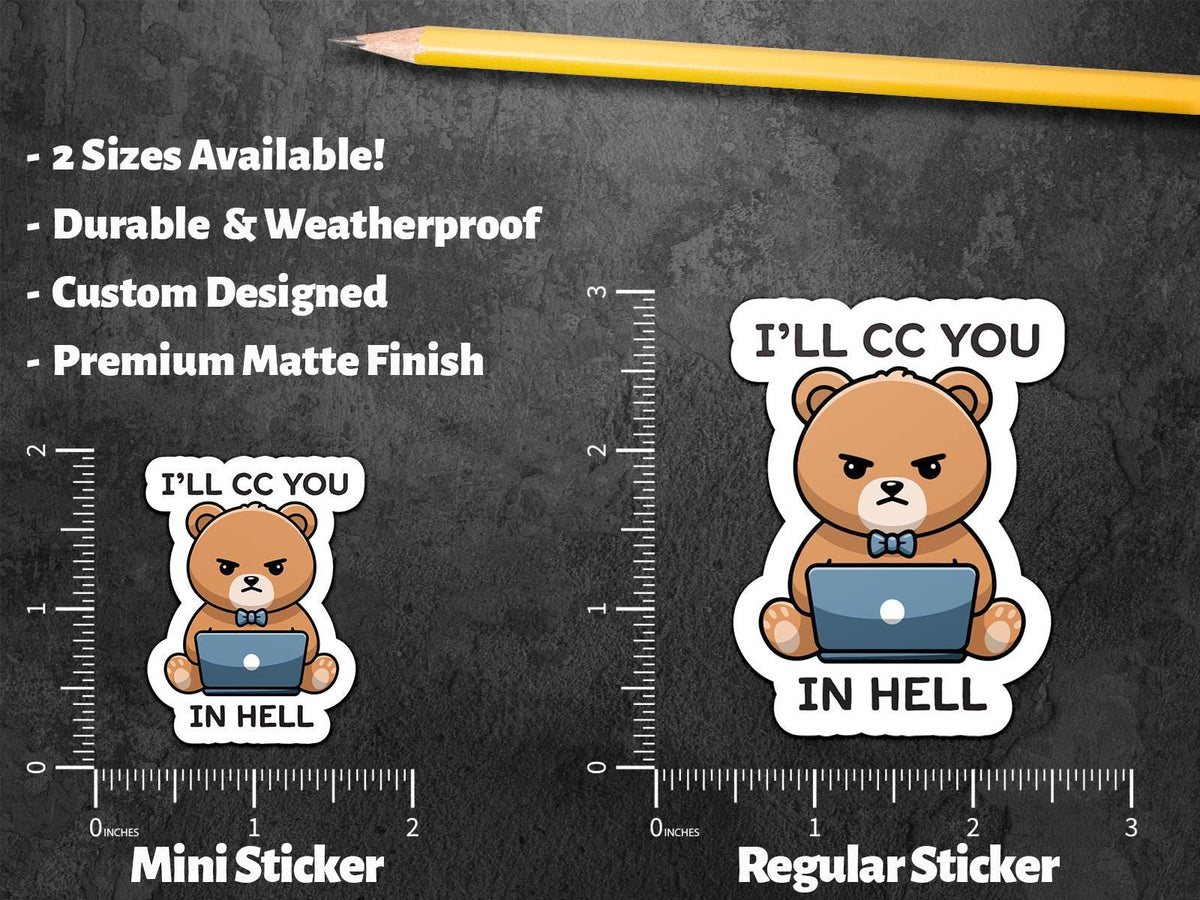 I’ll See You in Hell sticker – view 2