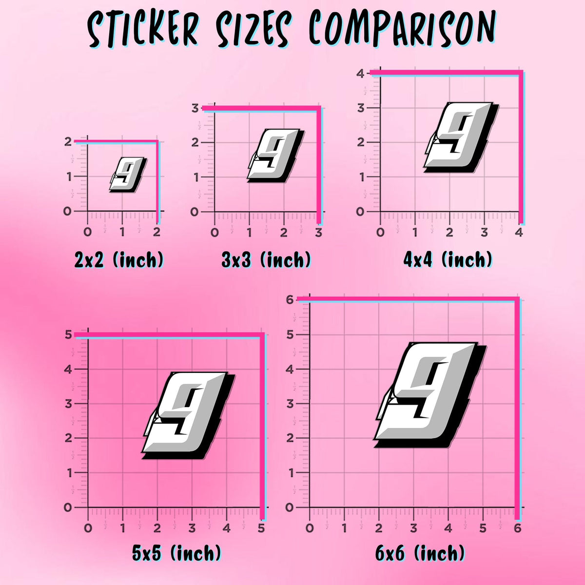 Custom Racing Number Decals by Stickreews — view 3