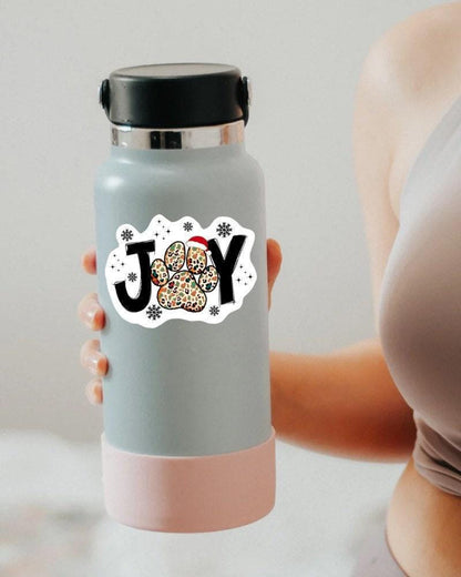 Joy sticker, santa paws – view 2
