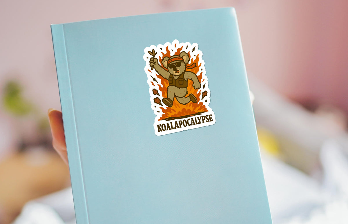 Koala Explosion sticker – view 4