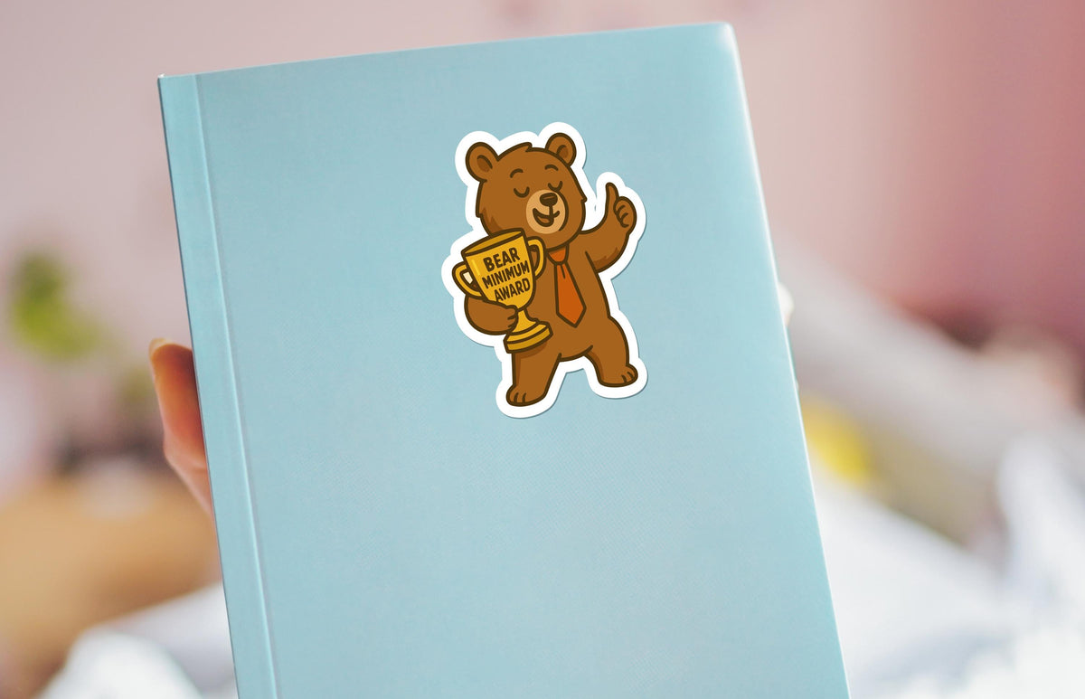 Bare Minimum Award Trophy sticker – view 3