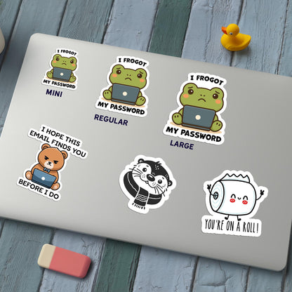 Frog sticker, and frog lovers – view 4