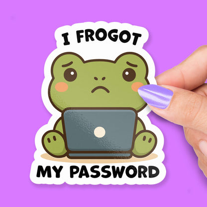 Frog sticker, and frog lovers
