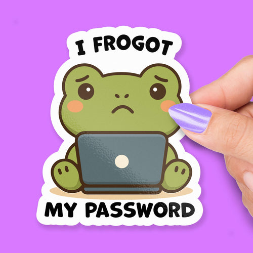 Frog sticker, and frog lovers