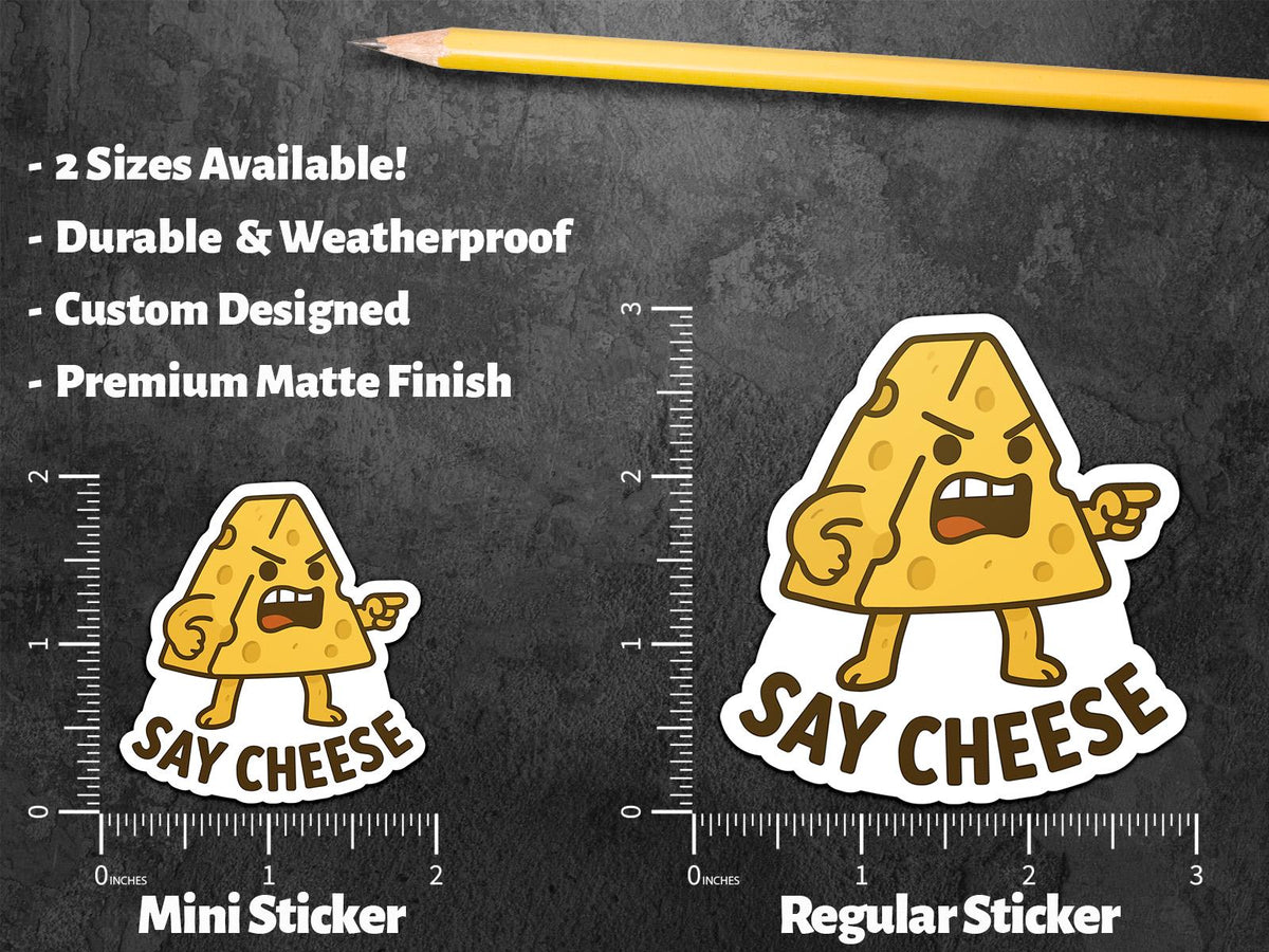 Say Cheese sticker, and kids – view 2
