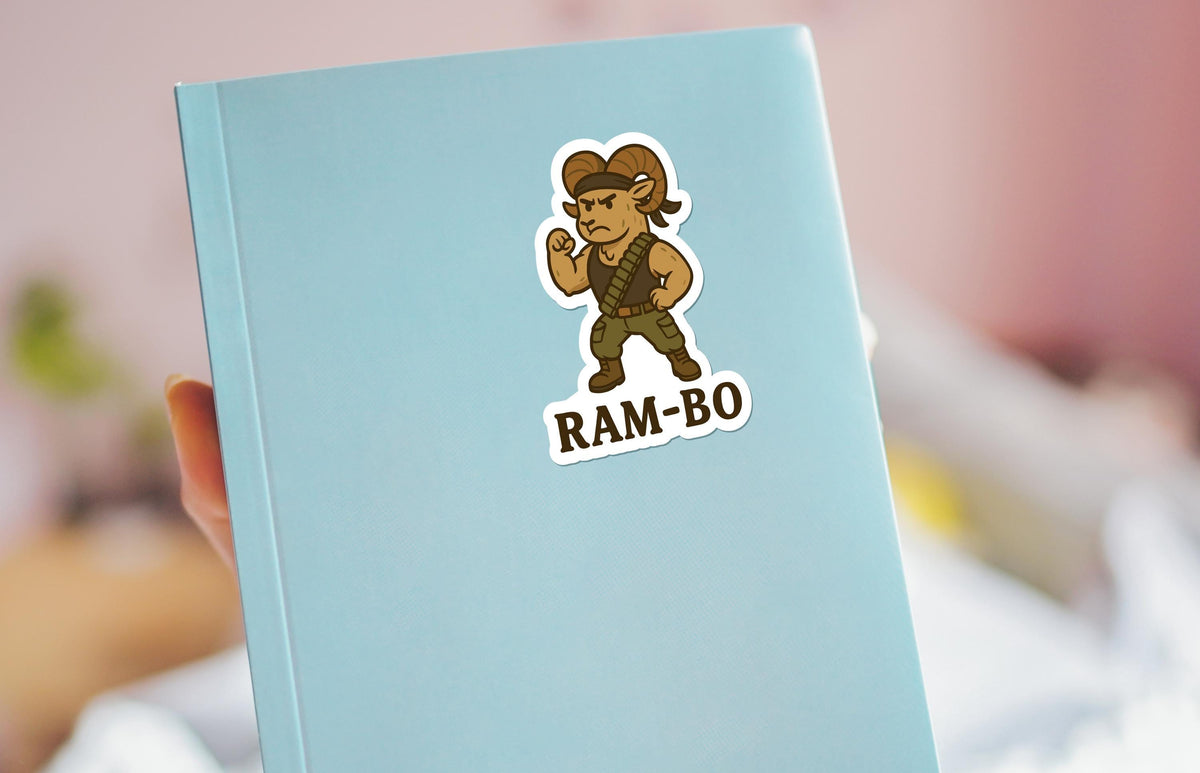 Ram Action Hero sticker, ram lovers – view 3