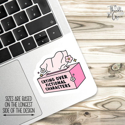 Crying Over Fictional Characters sticker, smut readers – view 2