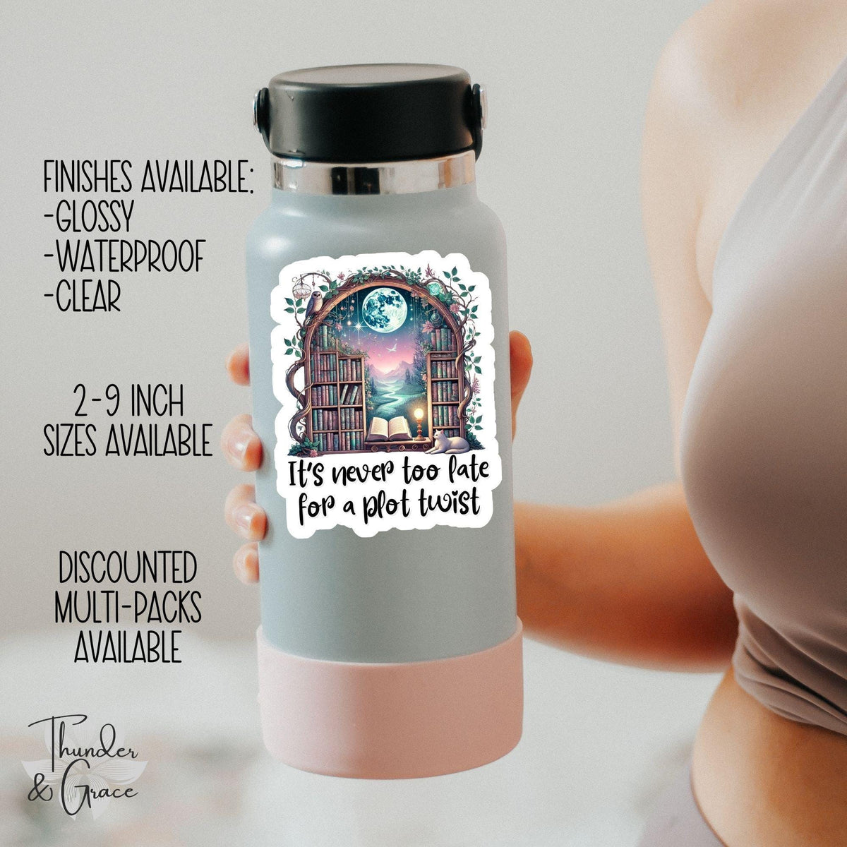 Bookish sticker – view 3