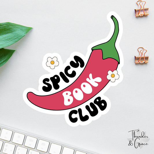 Spicy Book Club sticker