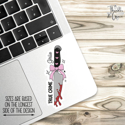 True Crime Girlie sticker – view 2