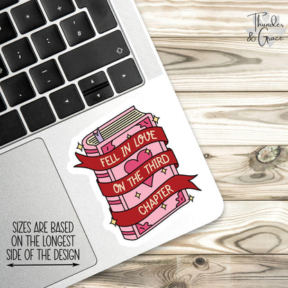 Fell in Love on the Third Chapter sticker, dark romance – view 2
