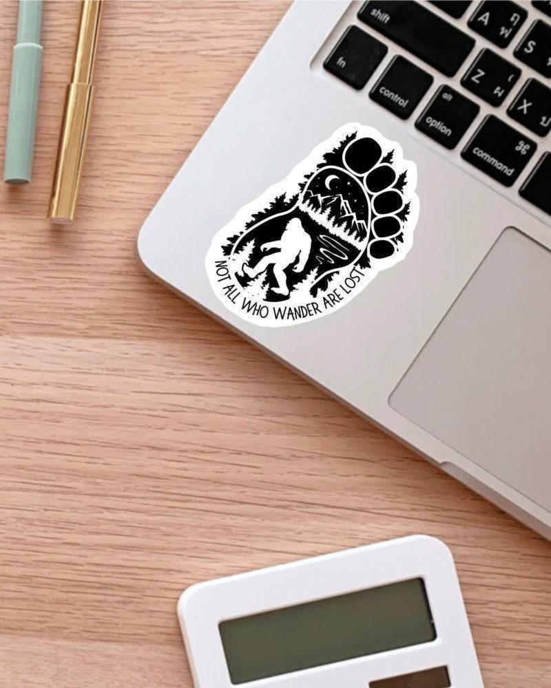 Not All Who Wander Are Lost sticker – view 3