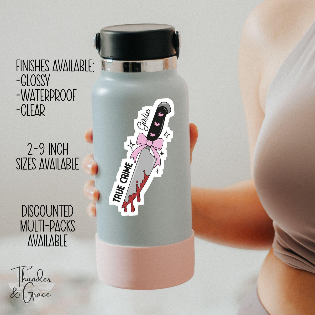 True Crime Girlie sticker – view 3