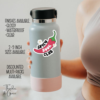 Spicy Book Club sticker – view 3