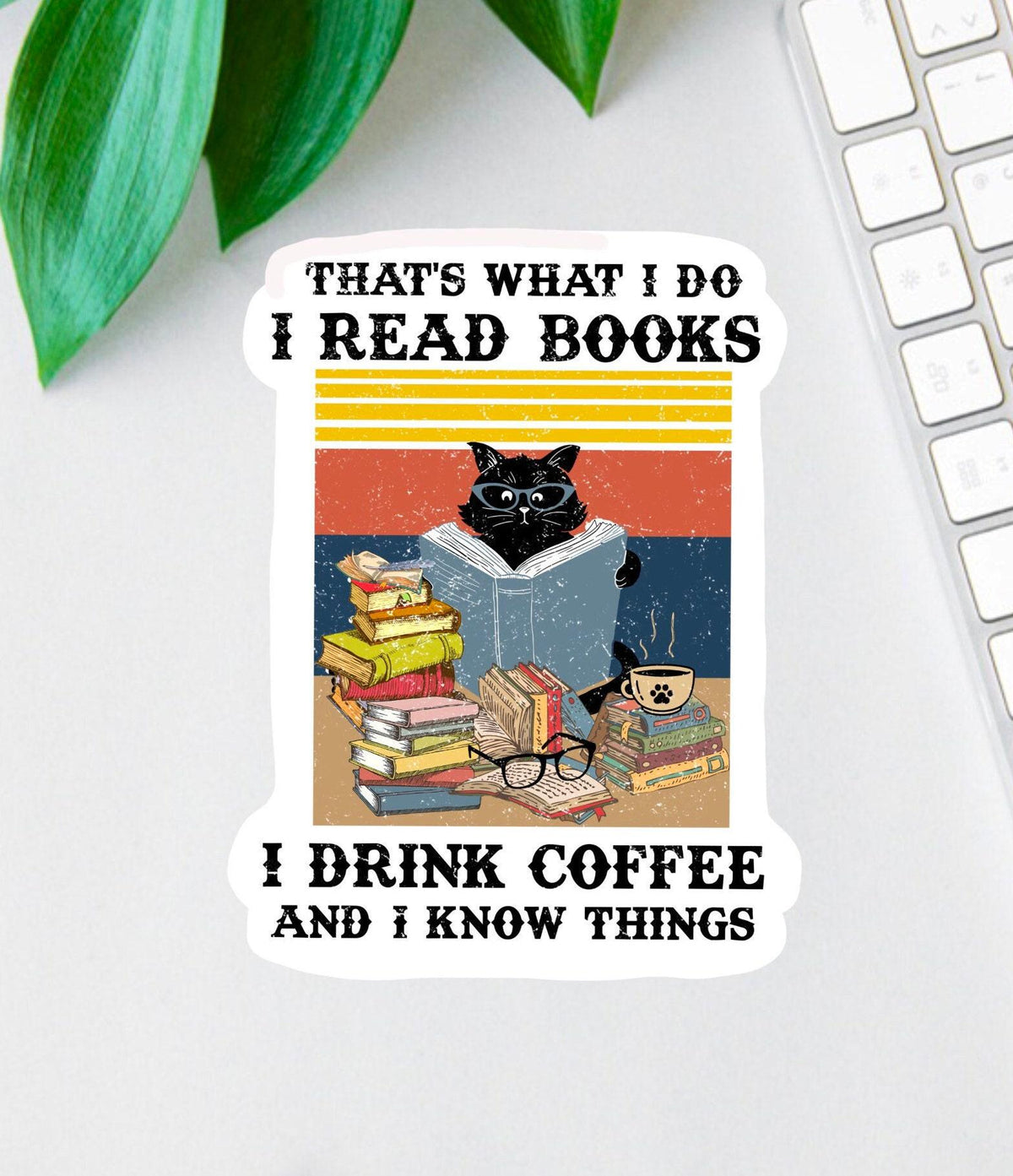 That's What I Do I Read Books...And Know Things sticker
