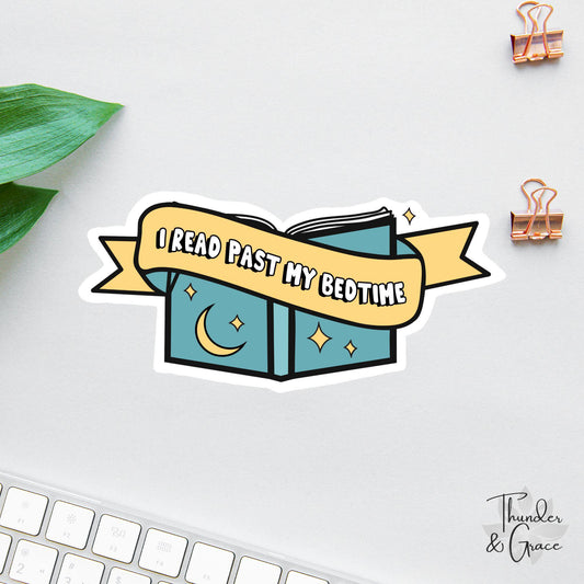 I Read Past My Bedtime sticker