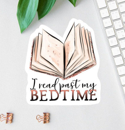 I Read Past My Bedtime sticker