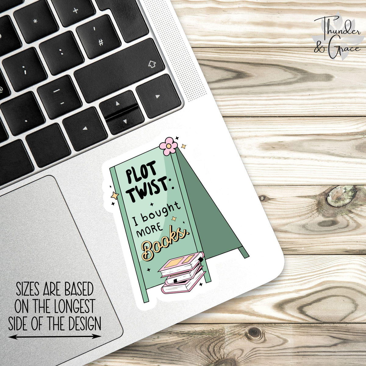 Plot Twist sticker, i bought more books – view 2