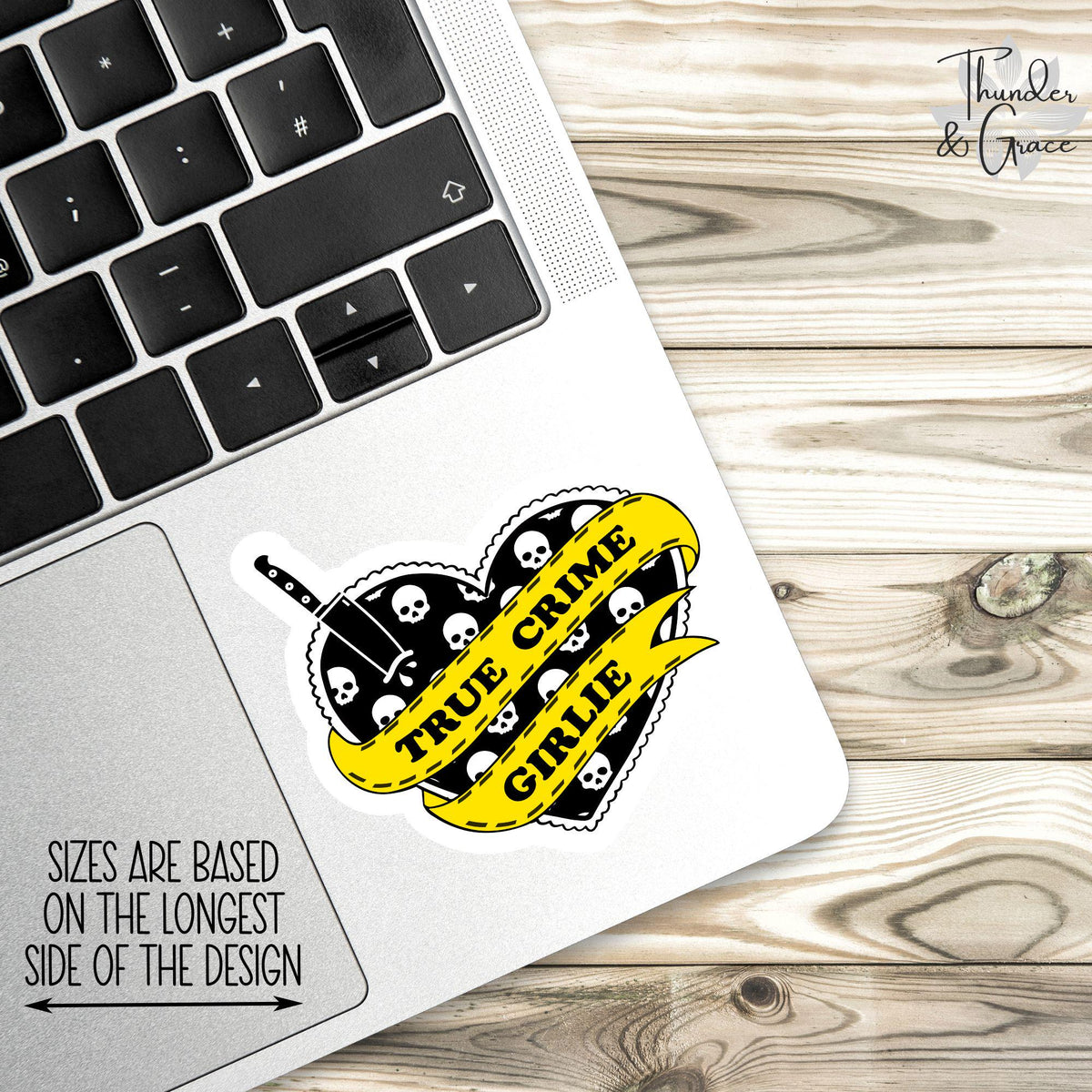 True Crime Girlie sticker – view 2